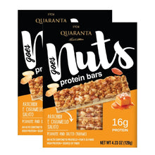 Load image into Gallery viewer, Quaranta 16g Protein Peanut Salted Caramel Bars